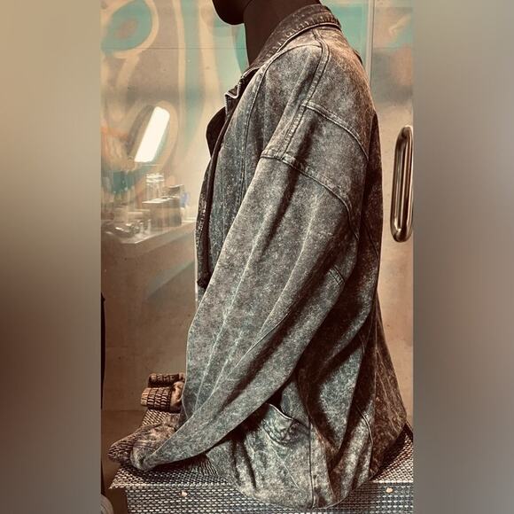 2 Item Bundle - Nike Bomber Jacket XL - Amiri Patchwork Jeans Sz 38 - Blue Grey - Picture 10 of 14